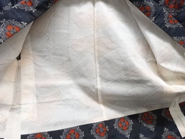  華紋織り出し本場村山大島紬着物アンサンブル